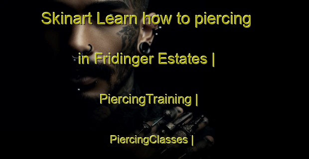 Skinart Learn how to piercing in Fridinger Estates | PiercingTraining | PiercingClasses | SkinartTraining-United States